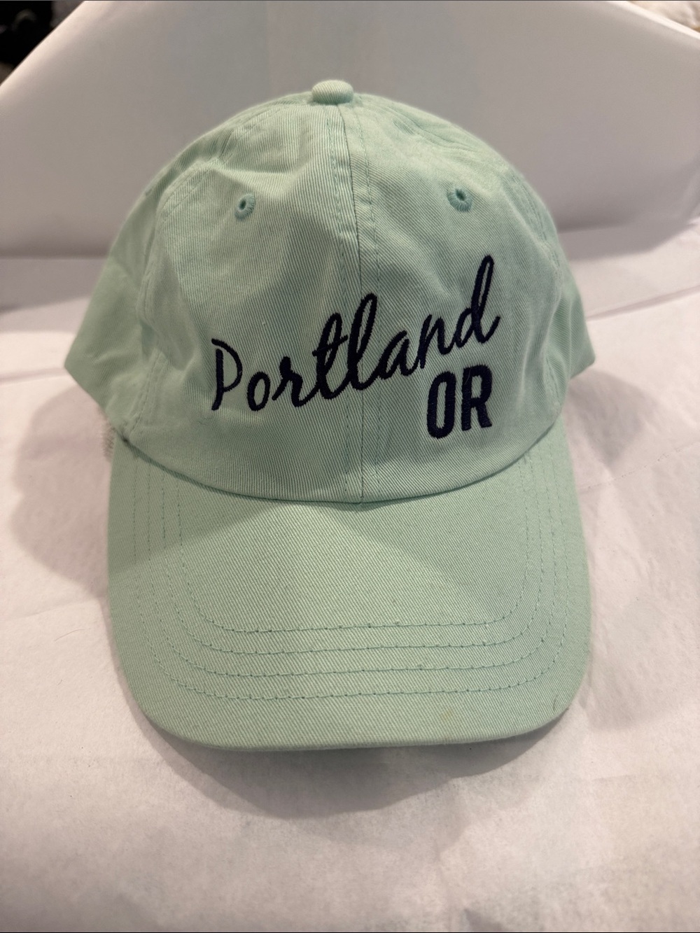 Mint Green 'Portland OR' Baseball Cap
